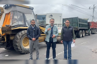 A través de un video en vivo en redes sociales, el edil explicó que esta obra estaba originalmente a cargo de Galerías Metepec, en específico del Grupo Liverpool.