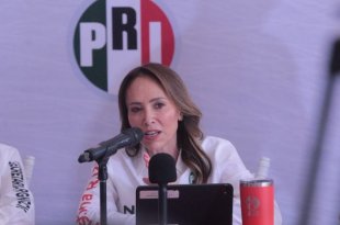 Cristina Ruiz acusó a Morena de inseguridad y obras deficientes en La Paz.