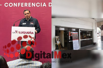 Ricardo Moreno Bastida, presidente municipal de Toluca, durante la conferencia matutina, donde aclaró que la reubicación del Centro Toluqueño de Escritores no implica desalojo.