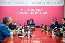 La gobernadora Delfina Gómez Álvarez encabezó la Mesa de Coordinación para la Construcción de la Paz, donde fueron revisados los indicadores de seguridad correspondientes al primer semestre de 2026.