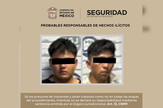 Los detenidos y los indicios fueron puestos a disposición del Ministerio Público.