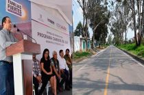 Entregan obras de Caminos del Sur en Ixtapan de la Sal