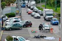 Atropellan a motociclista frente a Centro Médico ISSEMyM