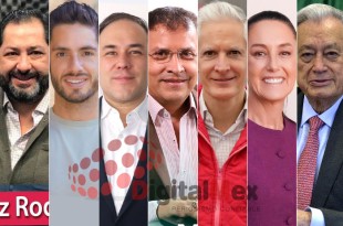 Francisco Vázquez, Pepe Couttolenc, Alejandro Castro, Mario Cervantes, Alfredo Del Mazo, Claudia Sheinbaum, Manuel Bartlett