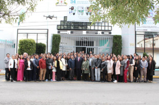 Jenaro Martínez Reyes, Secretario General del SMSEM, en evento en Toluca