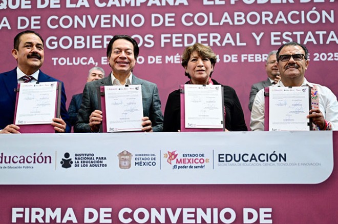 #Video: Delfina Gómez lanza "El Poder de Alfabetizar" para enseñar a leer y escribir a mexiquenses