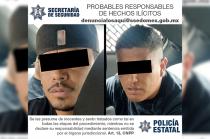 Las cámaras de videovigilancia cercanas permitieron la captura de los dos asaltantes.