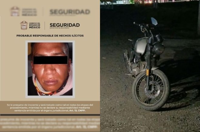 Miguel “N”, de 32 años, fue detenido en Lerma por su posible relación con el robo a un establecimiento comercial.
