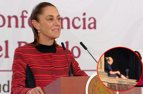 La persona involucrada recibió una sanción y fue advertida sobre la importancia de respetar el patrimonio cultural y la sede del Ejecutivo federal.