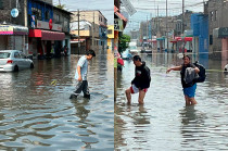 Video: Nezahualcóyotl y Los Reyes La Paz permanecen bajo el agua