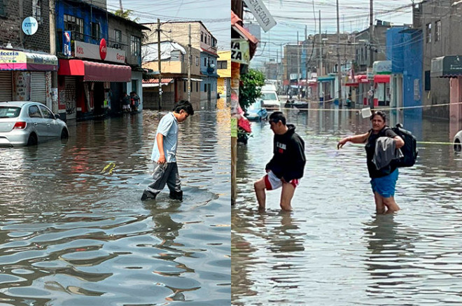 Video: Nezahualcóyotl y Los Reyes La Paz permanecen bajo el agua