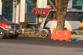  La zona fue abanderada mientras se esperaba la llegada del servicio médico forense.