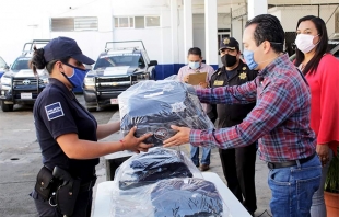 Entregan uniformes a policías municipales de #Tejupilco