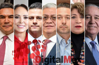Alejandro Moreno, Cristina Ruiz, Enrique Peña, Cristóbal Castañeda, Mariano Camacho, Delfina Gómez, Valentín Diez