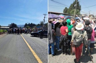 Los vecinos también marcharon por varias calles de la localidad, haciendo visible su descontento.