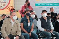 Raymundo Martínez Carbajal entregó 5 patrullas y presentó a los elementos de seguridad de la Policía Pie a Tierra.