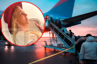 Al aterrizar en el Aeropuerto Internacional de Los Ángeles (LAX), Spears fue recibida por autoridades, quienes le emitieron una advertencia por su conducta a bordo