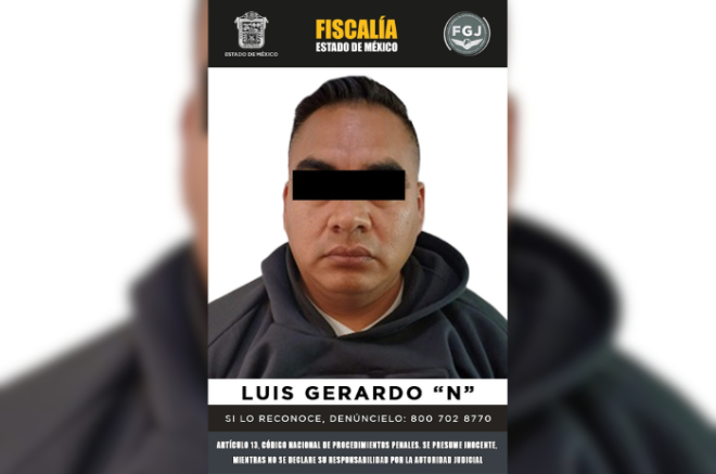 Luis Gerardo “N”, alias “Mando”, tras ser vinculado a proceso por su probable participación en secuestro exprés con fines de extorsión.