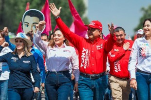 Tony Rodríguez llamó a votar en familia el próximo 2 de junio, 5 de 5 por los candidatos de la coalición PRI, PAN, PRD y Nueva Alianza.