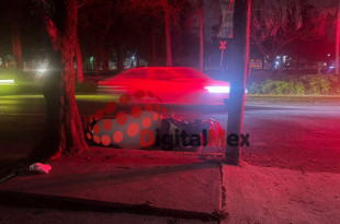 Motociclista tras accidente en la carretera Toluca-Palmillas