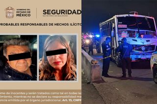 Fausto "N" y María "N" fueron detenidos por elementos de la Secretaría de Seguridad del Estado de México (SSEM) en Ecatepec.