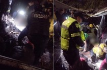 Elementos de Bomberos del municipio y de la Coordinación General de Protección Civil y Gestión Integral de Riesgo del Estado de México se encuentran en el lugar en las labores de rescate.