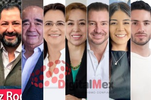 Francisco Vázquez, Maurilio Hernández, Paola Jiménez, Mercedes Colín, Elías Rescala, Emma Álvarez, Pepe Couttolenc