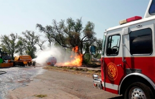 #Video: Pipa a punto de explotar al chocar con un camión de pasajeros en #Zumpango