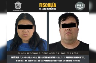 Ambas personas quedaron a disposición de la Autoridad Judicial en el Centro Penitenciario y de Reinserción Social, Lic. Juan Fernández Albarrán en Tlalnepantla.