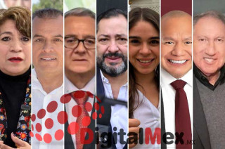 Delfina Gómez, Ariel Juárez, Óscar Flores, Paco Vázquez, Alexa Reyes, Raciel Pérez, Arturo Montiel