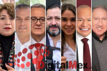 Delfina Gómez, Ariel Juárez, Óscar Flores, Paco Vázquez, Alexa Reyes, Raciel Pérez, Arturo Montiel