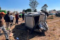 El accidente ocurrió por exceso de velocidad. 