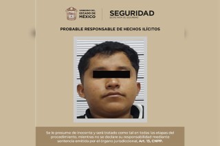 David “N” de 19 años de edad fue detenido y presentado ante el Agente del Ministerio Público correspondiente.