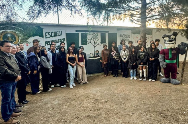 Delfina Gómez y la rectora Patricia Zarza en la inauguración del centro