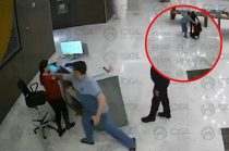 Video de la agresión a una recepcionista en un hotel de Cuajimalpa.