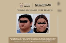 A los detenidos se les localizó dos recipientes de plástico, en cuyo interior se halló hierba verde y seca con las características propias de la marihuana, por lo que, fueron remitidos ante el Ministerio Público.