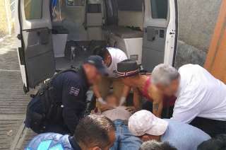 Cae de 10 metros; hacía trabajos en parroquia de #Tejupilco