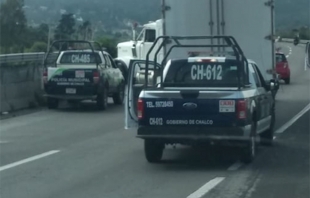 #Video: Robo de un tráiler desata tiroteo entre policías y ladrones sobre la México-Cuautla