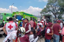 Gobierno #Edoméx atiende accidente durante mitin en #Xonacatlán