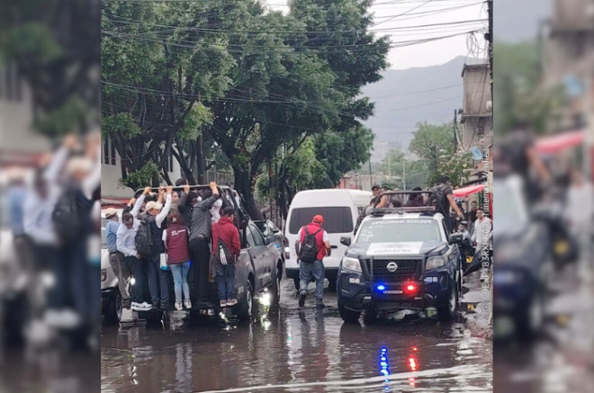 Policía municipal brinda apoyo a la ciudadanía como parte del operativo en Ecatepec