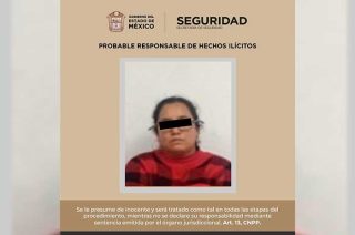 La mujer fue presentada ante el Ministerio Público, autoridad que determinará su situación jurídica.