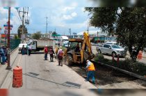 El Ayuntamiento rehabilitó un tramo de más de 50 metros de la calle lateral Mariano Matamoros tras los daños ocasionados por las lluvias atípicas.
