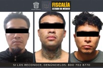 Estos tres individuos fueron ingresados al Centro Penitenciario y de Reinserción Social de Nezahualcóyotl a disposición de la Autoridad Judicial.