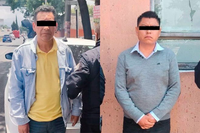 Policía de Toluca detuvo a dos hombres y aseguró un Nissan Versa y un Volkswagen Virtus con reporte de robo en operativos distintos.