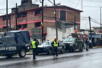 La policia y la Guardia Nacional acordonaron la zona para llevar a cabo las investigaciones pertinentes. 