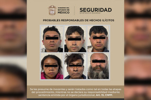 Los detenidos fueron trasladados a la Agencia del Ministerio Público para definir su situación legal.