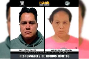 Paul López suma 185 años y Yazmín Dimas acumula 165 años por condenas de casos similares.