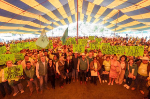 José Couttolenc en la Asamblea Verde de Sultepec