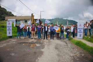 Inicia obra de pavimentación en #Temascaltepec, beneficiará a varias localidades rurales