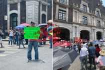 Los manifestantes alegan en esta comunidad no han tenido éxito en la gestión de la perforación de un pozo como una solución alternativa de agua